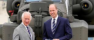 König Charles und Prinz William