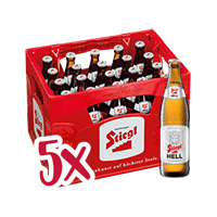 5 Jahresvorräte Stiegl-Bier von Stiegl