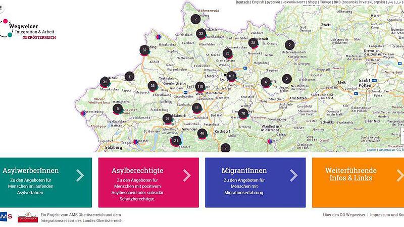 Online-Landkarte zur Integration von Ausländern