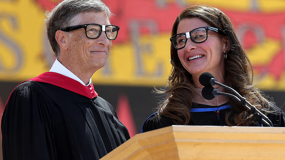 Bill Gates und seine Frau Melinda