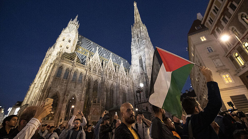 Propalästinensische Demo in Wien
