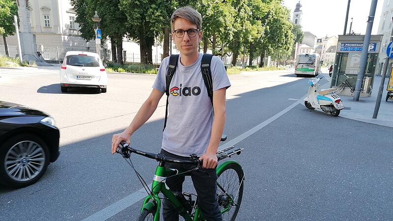 "Beim Radfahren in Linz fährt oft die Angst mit, die Aggressionen schafft"