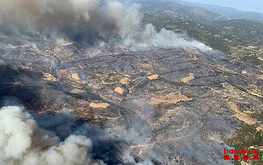 Waldbrände in Spanien