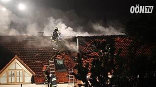 Dachstuhl in Haibach im Mühlkreis in Brand geraten