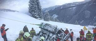 Elf Verletzte bei Schneeraupen-Unfall