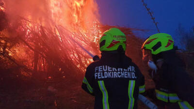 Vier Brände im Mai: Geht in Feldkirchen etwa ein "Feuerteufel" um?