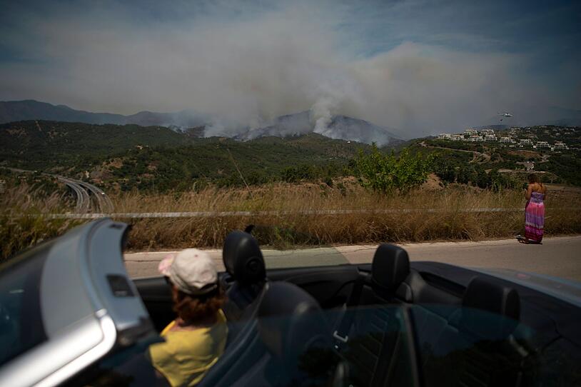 Hitze und Waldbrände in Spanien
