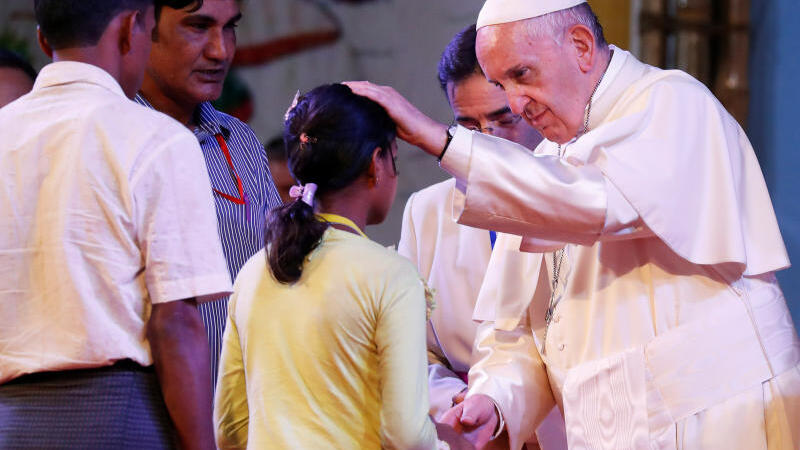 Der Papst in Bangladesch: Treffen mit Flüchtlingen