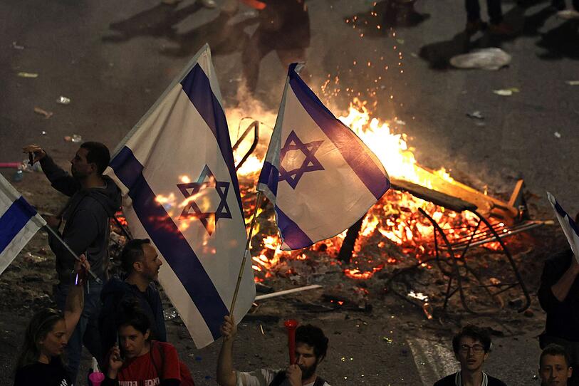 Massive Proteste gegen Justizreform in Israel