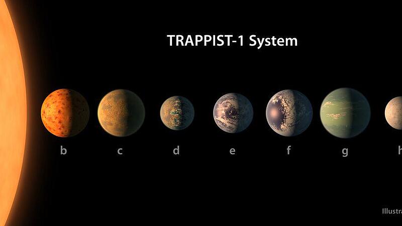 System mit sieben erdähnlichen Planeten entdeckt