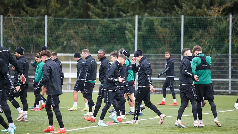 Start of training at SV Ried
