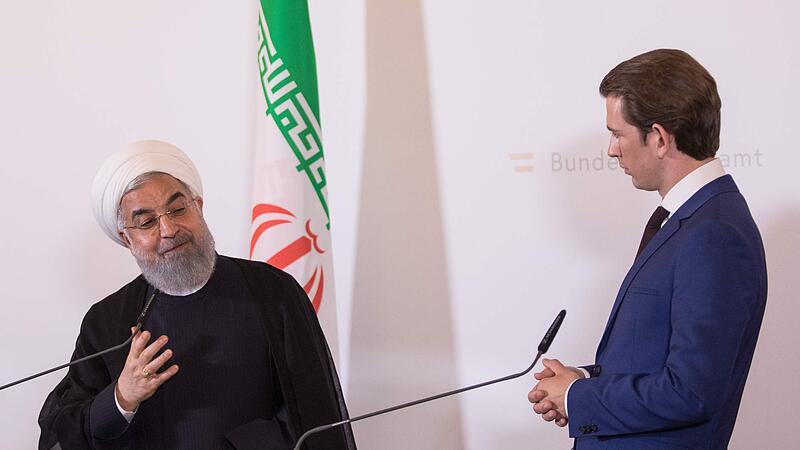"Starke Worte von Kurz in Rouhanis Gegenwart"