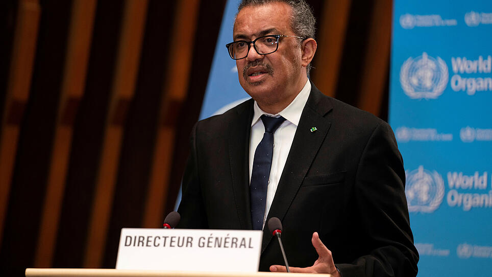 FILE PHOTO: WHO Director-General Tedros Adhanom Ghebreyesus speaks during the opening of the 148th session of the Executive Board in Geneva