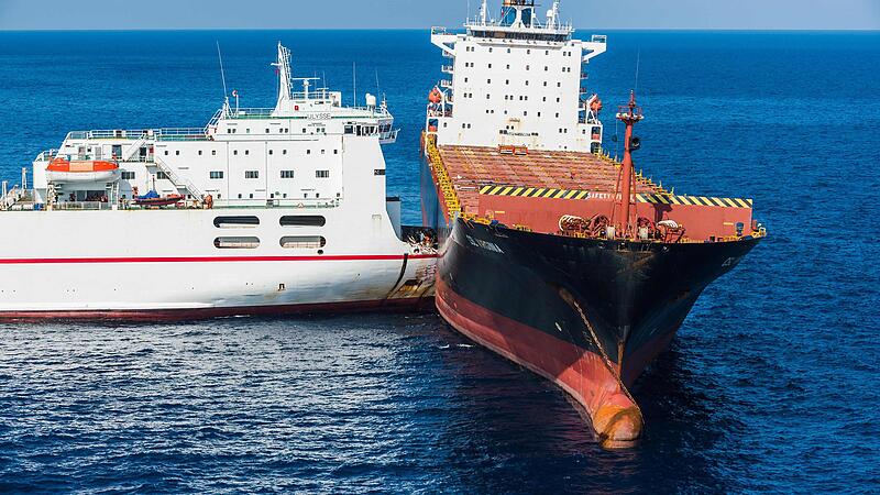 Frachtschiffe kollidierten vor Korsika
