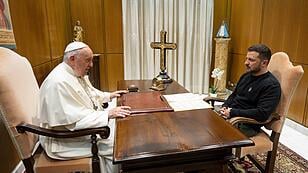 Selenskyj beim Papst in Rom