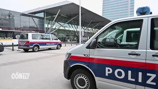 Großeinsatz nach Bombendrohung am Linzer Hauptbahnhof
