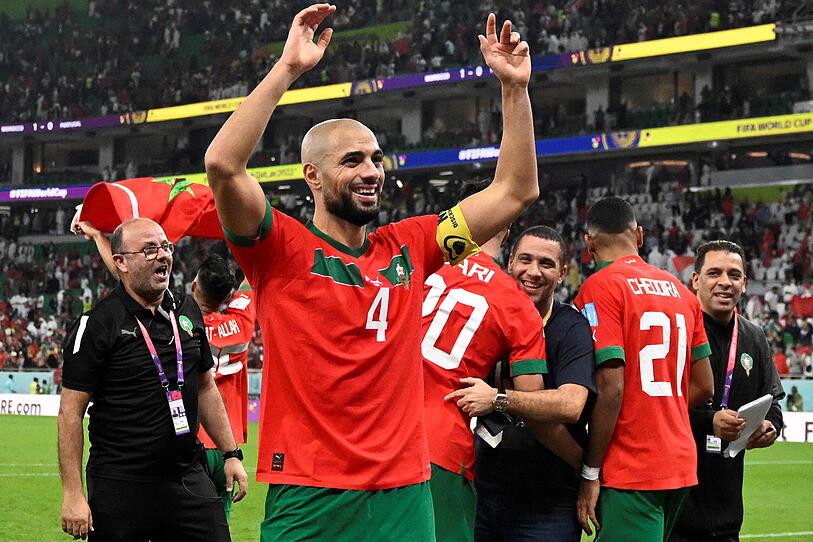 Marokko nach Sieg gegen Portugal im WM-Halbfinale