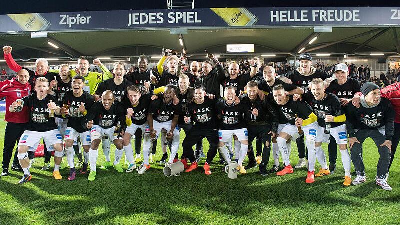LASK feiert die Rückkehr in die Bundesliga