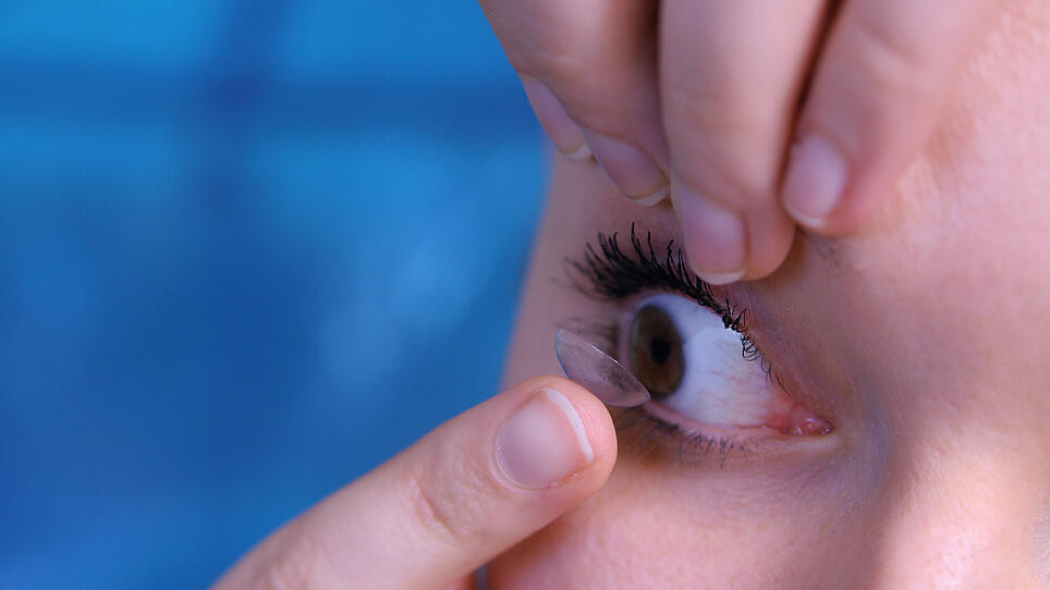 Viele Infektionen durch weiche Kontaktlinsen