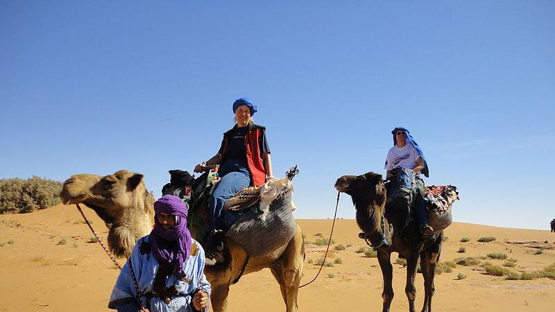 Raus aus der Komfortzone, rein in die Sahara