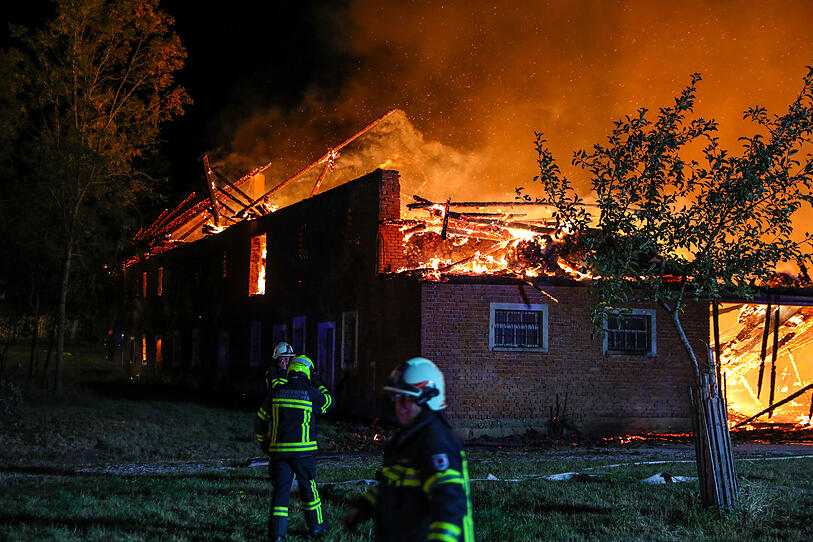 Vierkanter in Grieskirchen abgebrannt