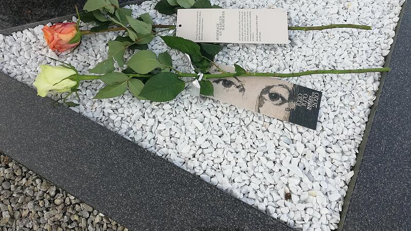 Rosen auf dem Grab von Marlen Haushofer