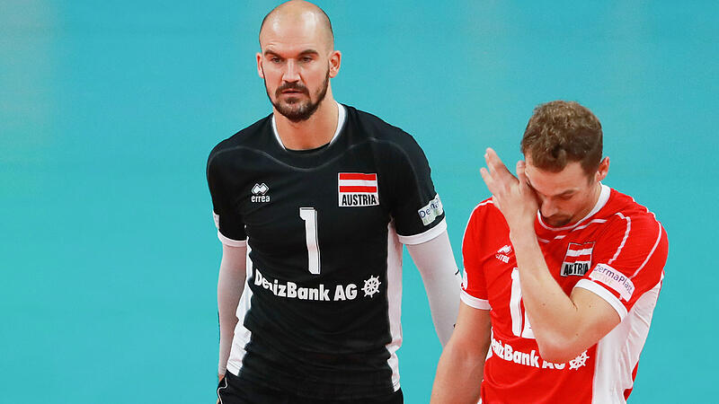 Österreichs Volleyball-Herren stehen vor dem EM-Aus