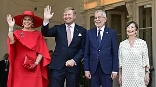 Niederländisches Königspaar zu Besuch in Österreich