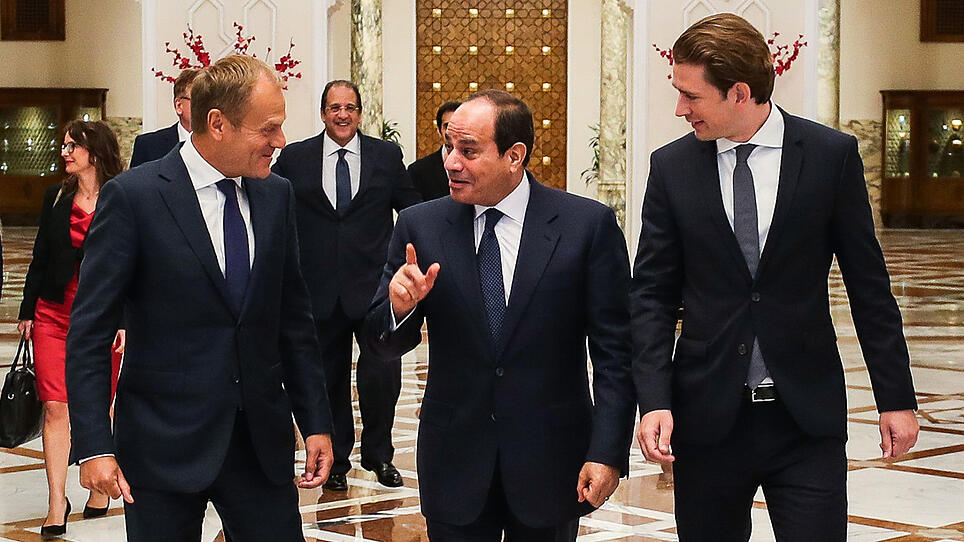 Vor EU-Gipfel: Kurz in Ägypten, Berlin und Paris