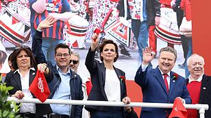 Maiaufmarsch der SPÖ nach zwei Jahren Pause