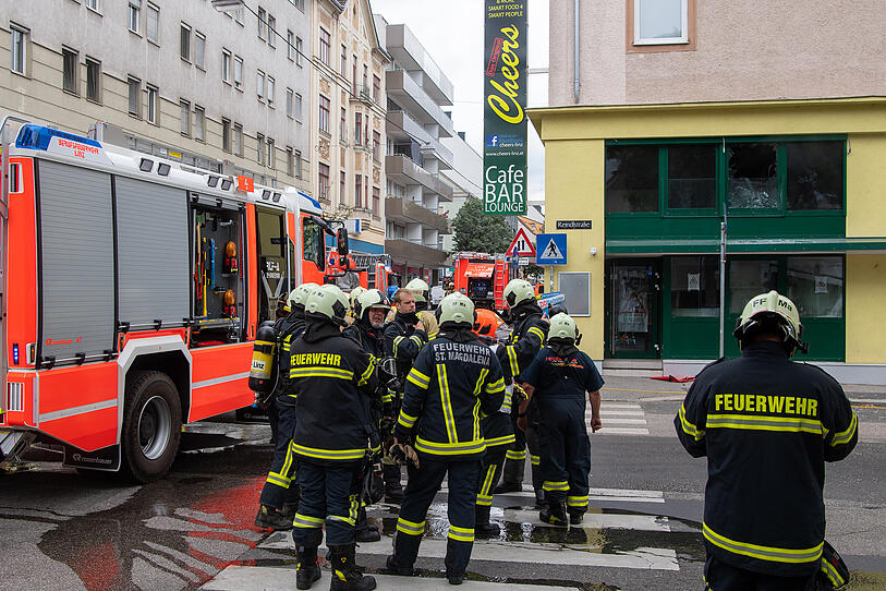 Brand in Linzer Hauptstraße