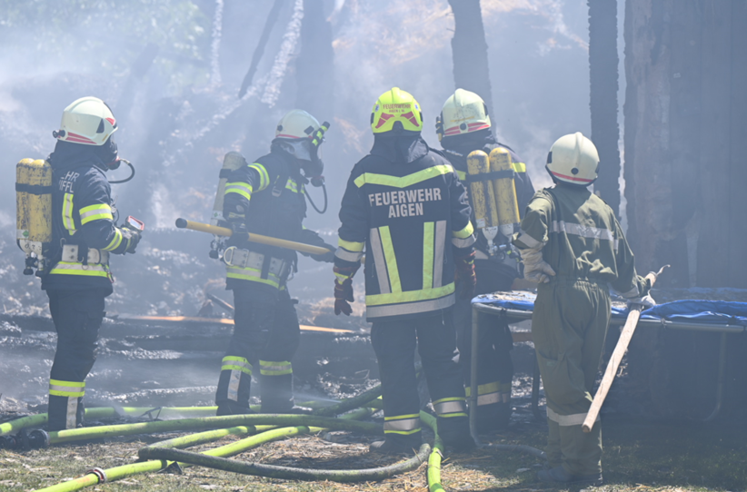 Großbrand bei Bauernhof in Ulrichsberg