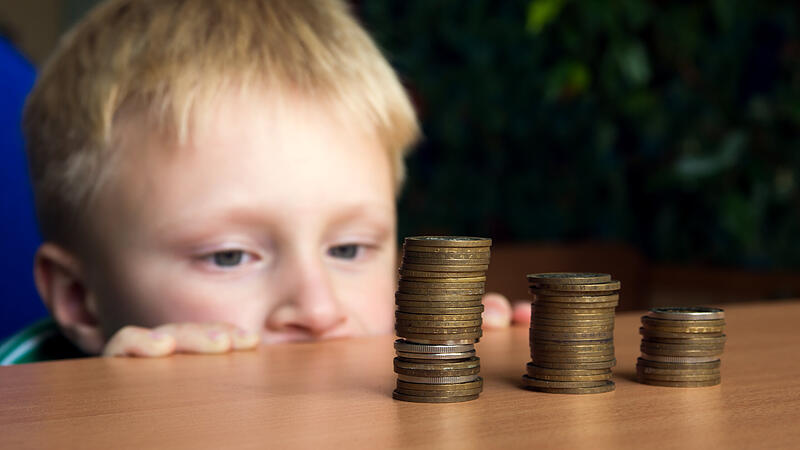 Kind Geld Münzen