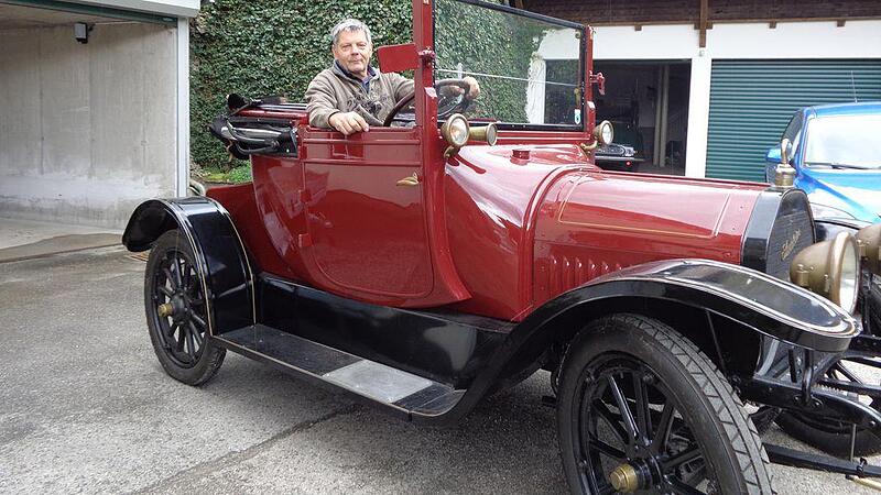 Georg Ebner brachte 100-jähriges Studebaker-Cabrio wieder zum Laufen