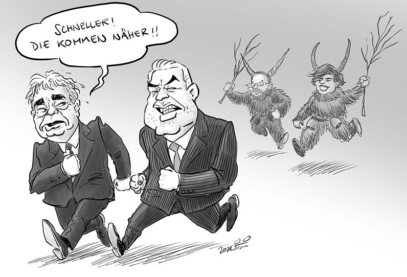 OÖN-Karikatur vom 23. November 2022