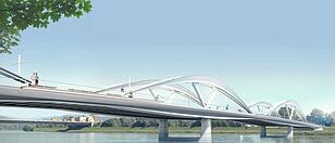 Neue Donaubrücke: Stadt schreibt Bauleistung aus