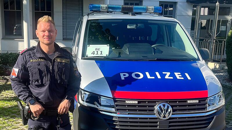 A police officer saved the life of a 31-year-old at the Wels folk festival