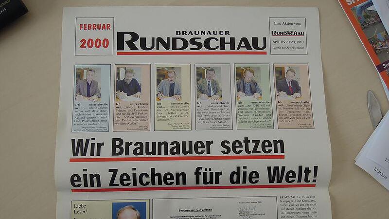Nachgefragt: Braunauer setzten vor 14 Jahren ein "Zeichen für die Welt"