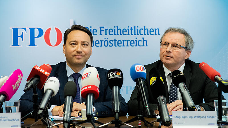 Haimbuchner tritt vor die Presse - Klinger wird neuer Landesrats