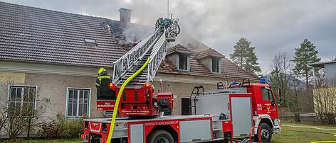 Brand Wohnhaus Grünburg