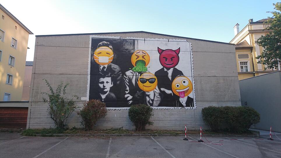 "Hitler-Graffito" an Schule wird heute gelb verpixelt