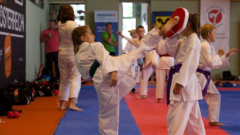 Karate-Sportler aus aller Welt in Neuhofen zu Gast
