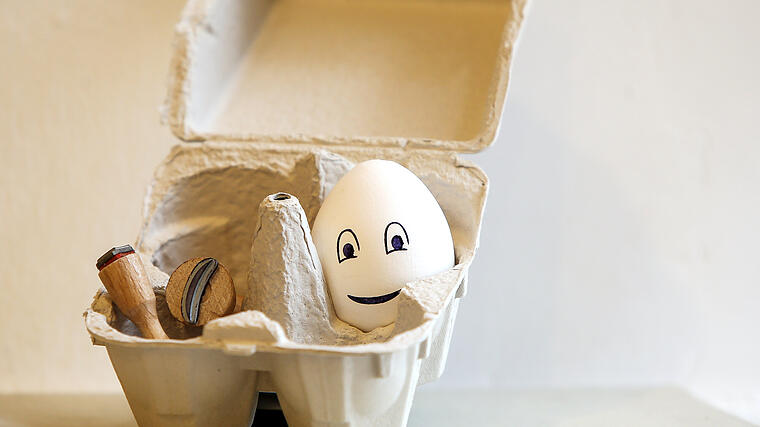 Lassen sich "abgeschreckte" Eier besser schälen?