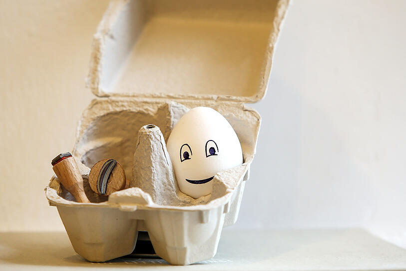 Lassen sich "abgeschreckte" Eier besser schälen?