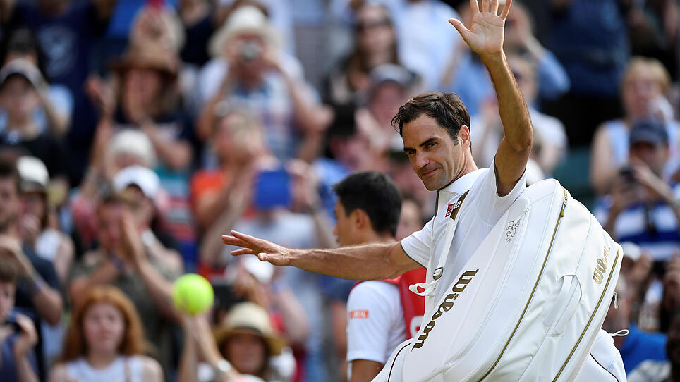 Federer "flog" nach Startproblemen zum Jubiläumssieg