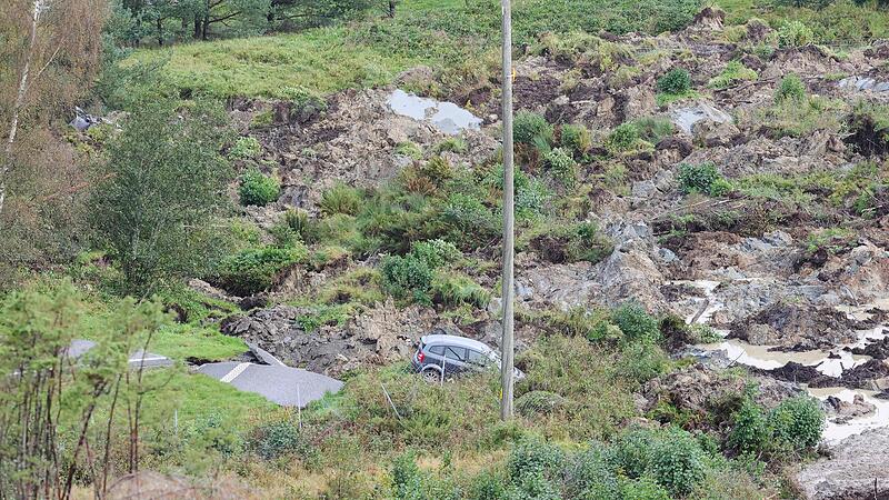 Une route européenne s'effondre après un glissement de terrain en Suède