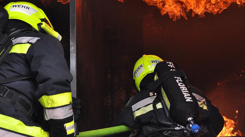 Feuerwehr: Spektakuläre Übung in St. Florian