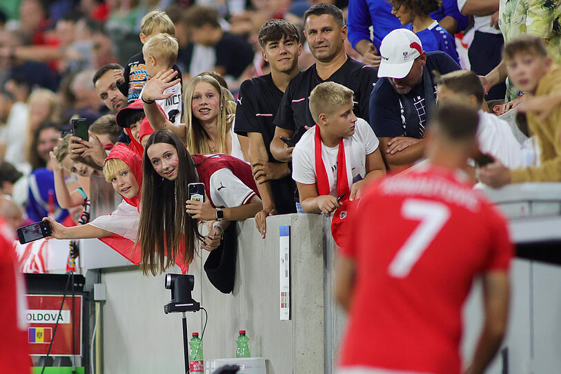 Österreich - Moldau: Die besten Bilder vom Match in Linz