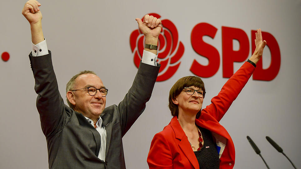 Esken und Walter-Borjans wollen der SPD wieder ein linkeres Profil geben