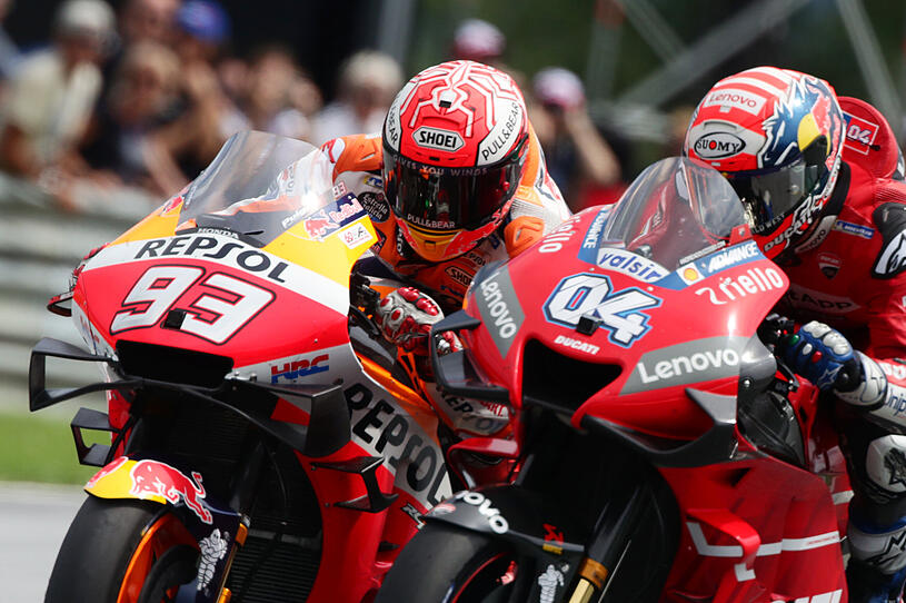 Spannendes MotoGP-Rennen in Spielberg